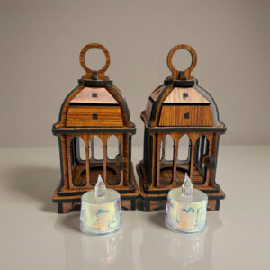 handcrafted lantern candle light